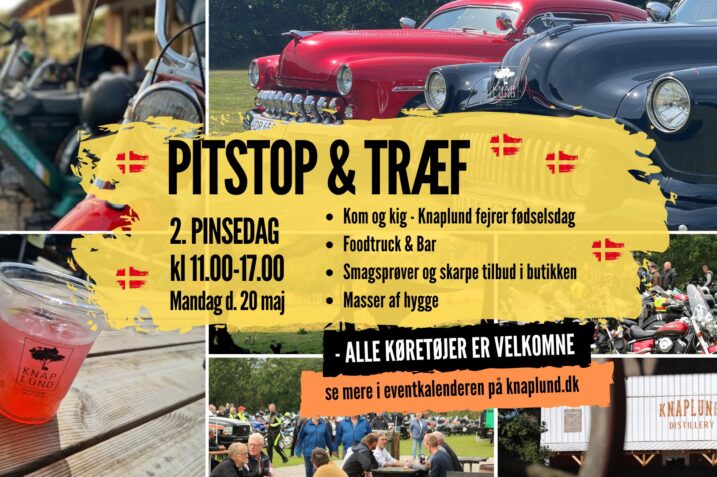 Træf & Pitstop på Knaplund Destilleri - Racelens