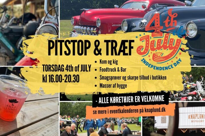 Træf & Pitstop på Knaplund Destilleri - Racelens