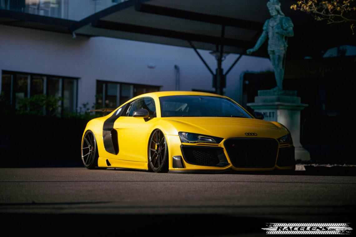 Low Sun - Audi R8 med RWD!,Audi R8, Racelens